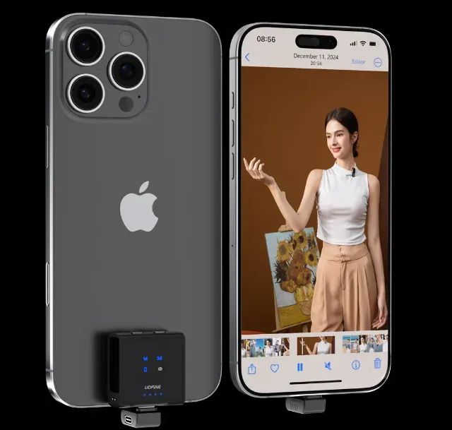 Microfone lapela sem fio Udfine Mic Active  - Foto 5