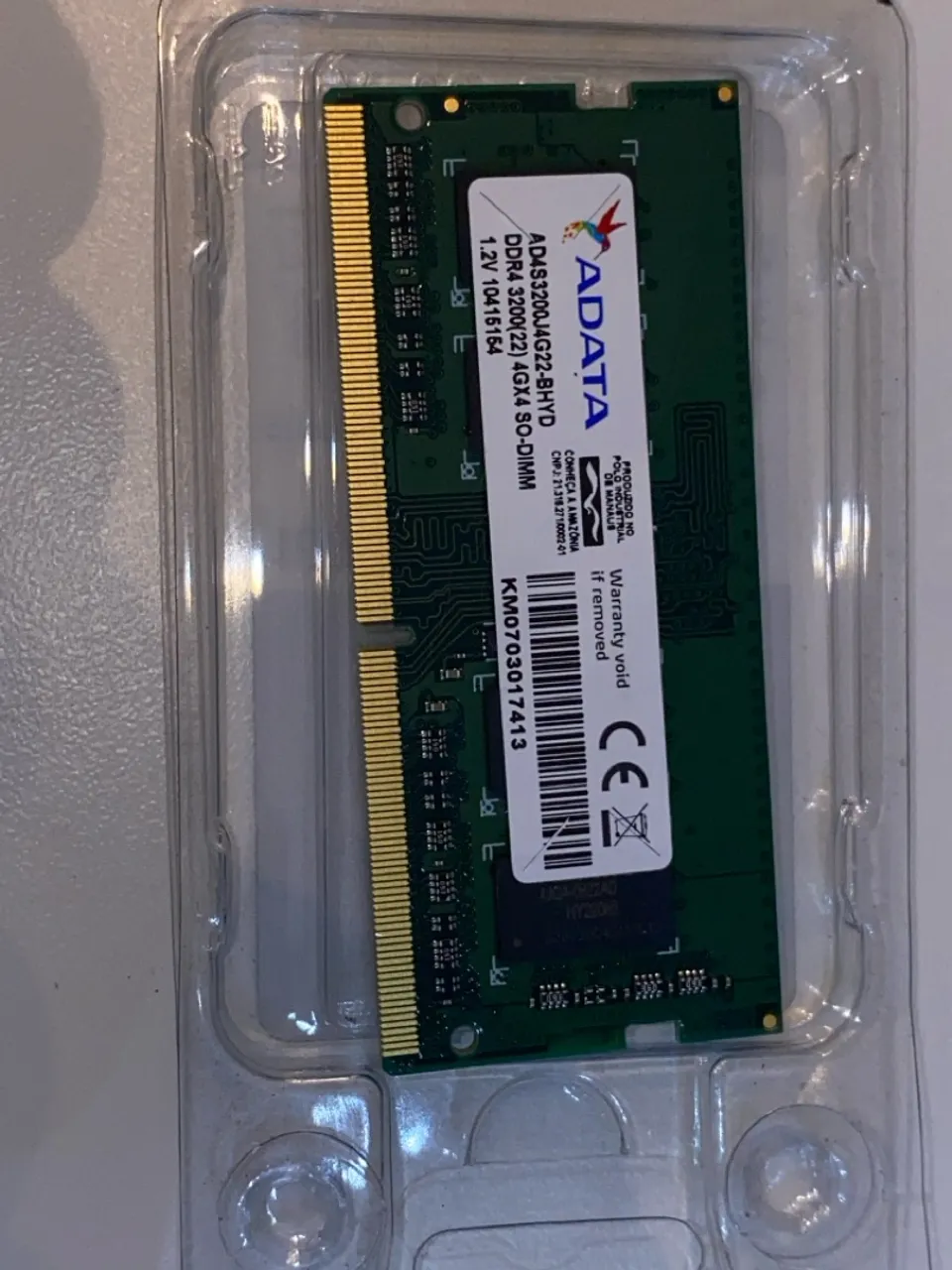 Memória RAM ADATA 4GB DDR4 3200MHz SO-DIMM