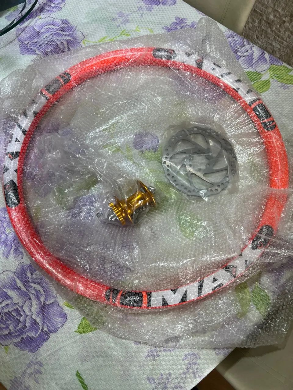 Aro VMAXX, cubo dianteiro e disco