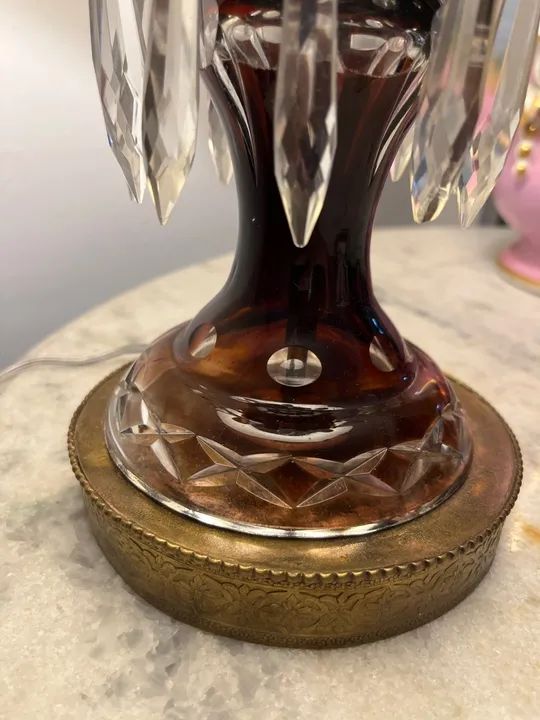 Deslumbrante Abajur em Cristal Double - Foto 3