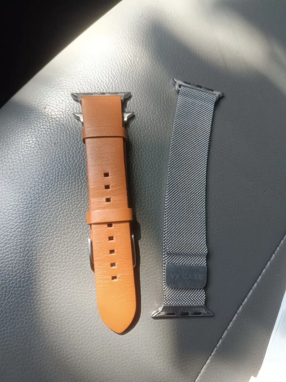 Pulseiras para Apple Watch - Couro e Aço Inoxidável