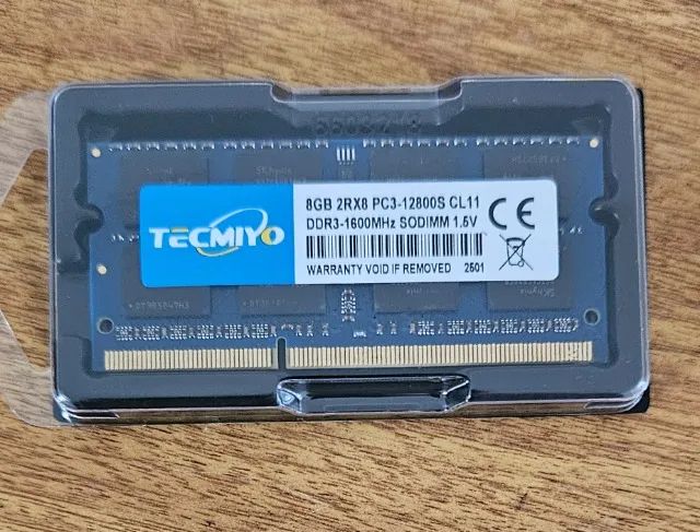 Memoria Notebook 8GB DDR3 1600mhz - Garantia 03 meses - Entrega grátis JP