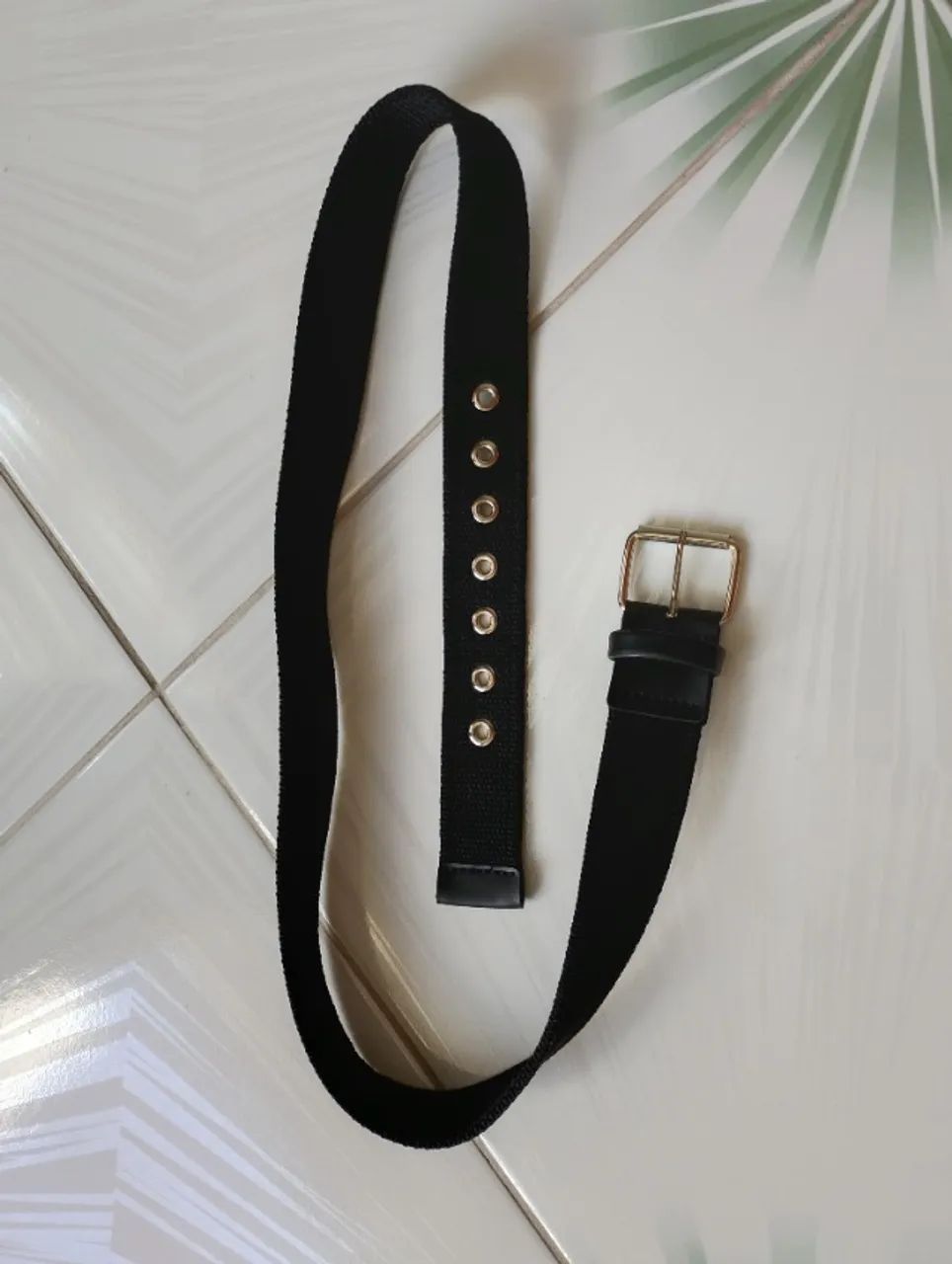 Cinto preto com fivela basic - Foto 3