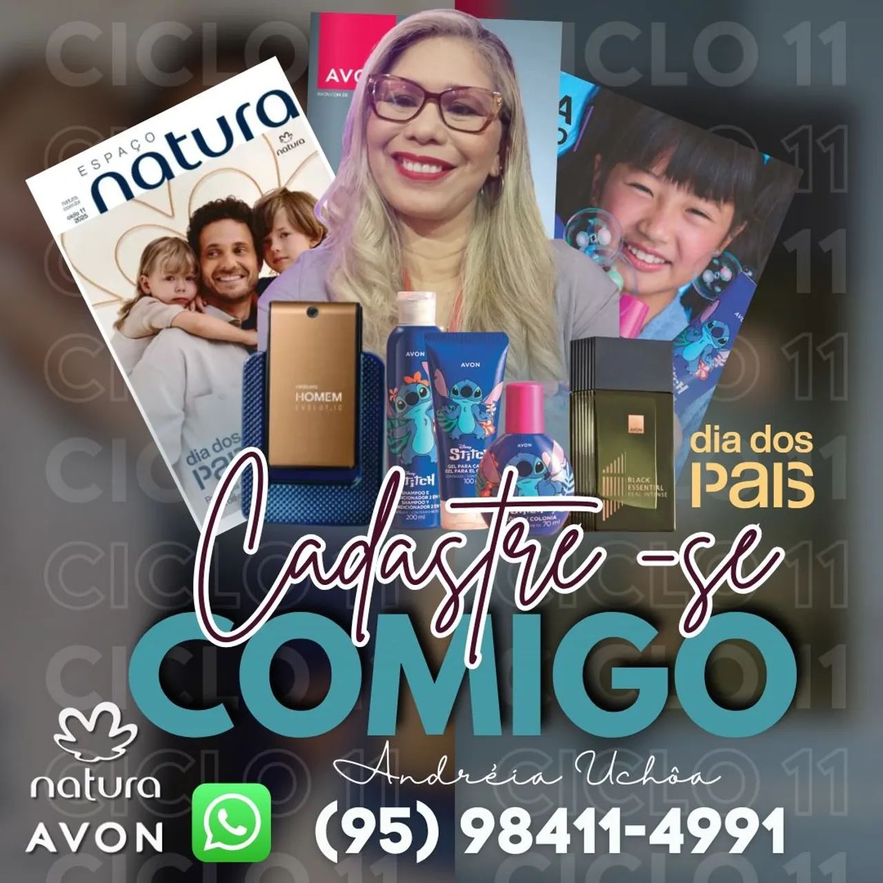 Venha ser revendedora natura e Avon 