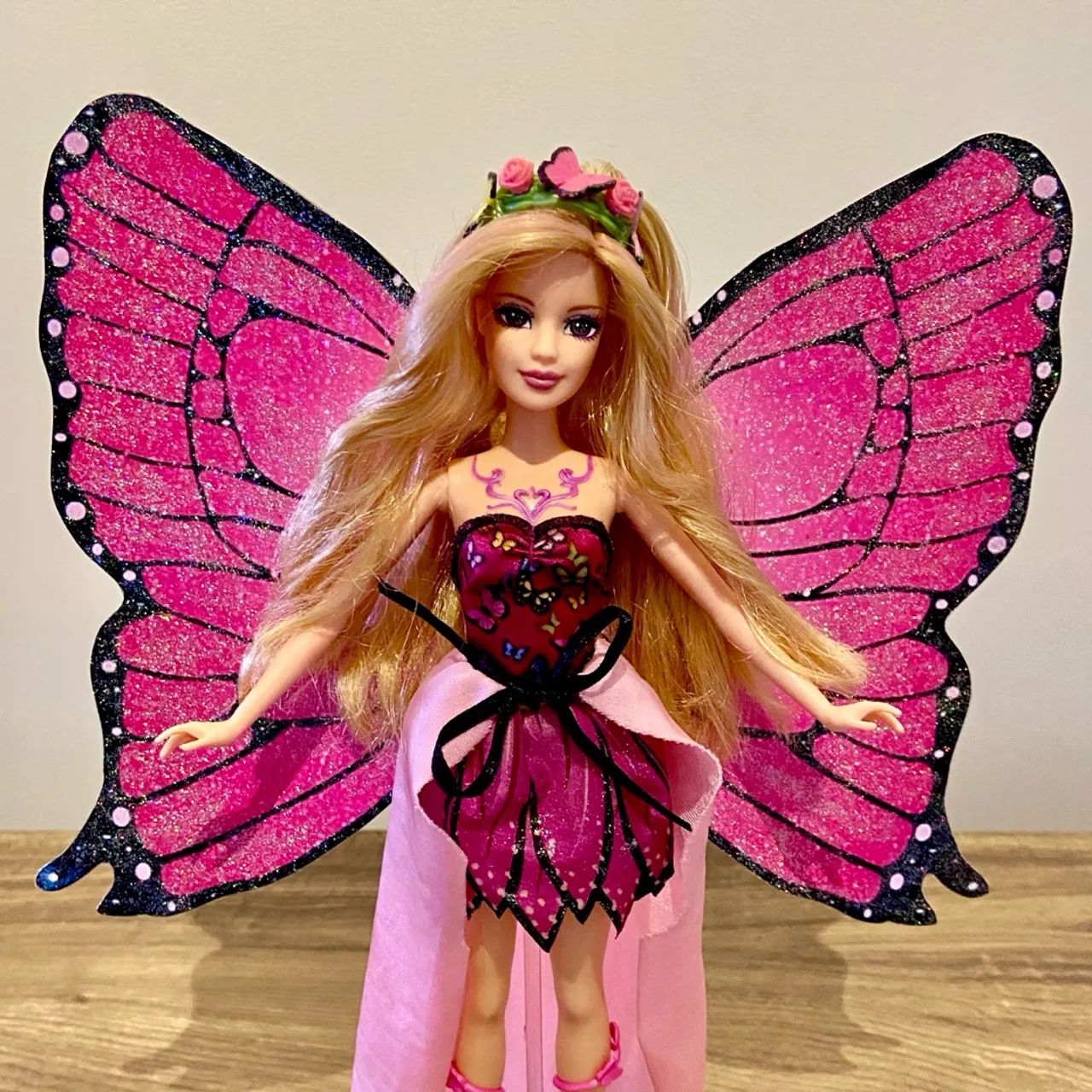 Asas Artesanais Barbie Butterfly Mariposa - Foto 2