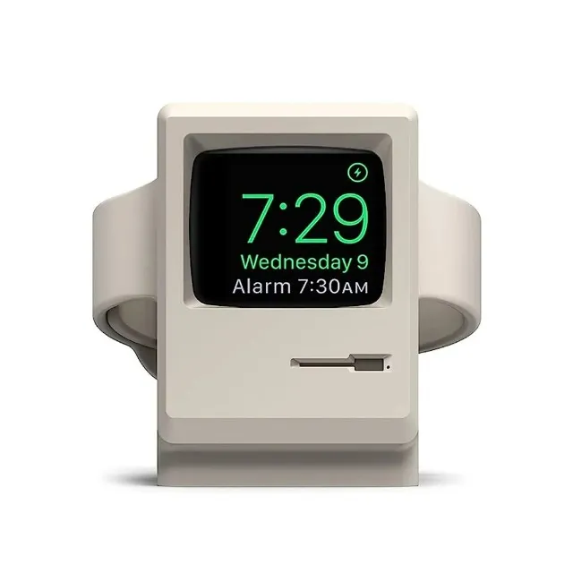 Suporte Apple Watch PC Antigo Silicone Decoração