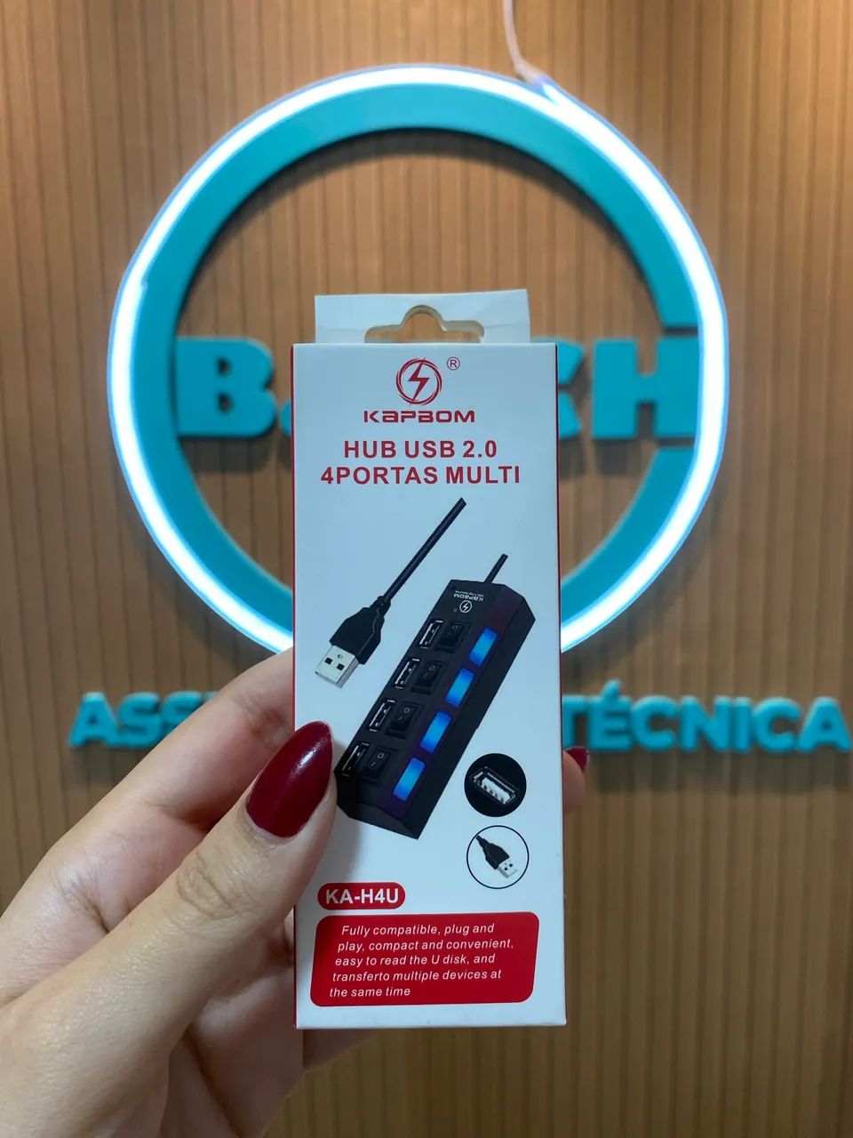 HUB USB 4 portas 