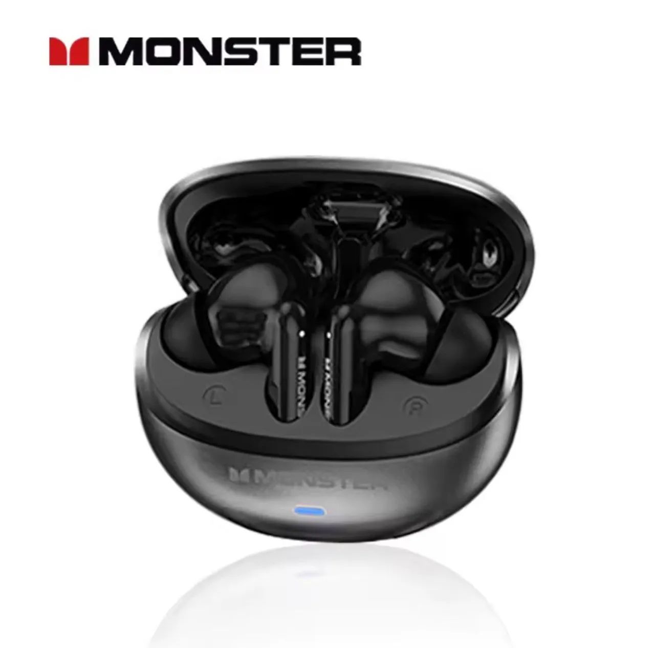 Fone de ouvido Monster bluetooth 6.0 e baixa latência.