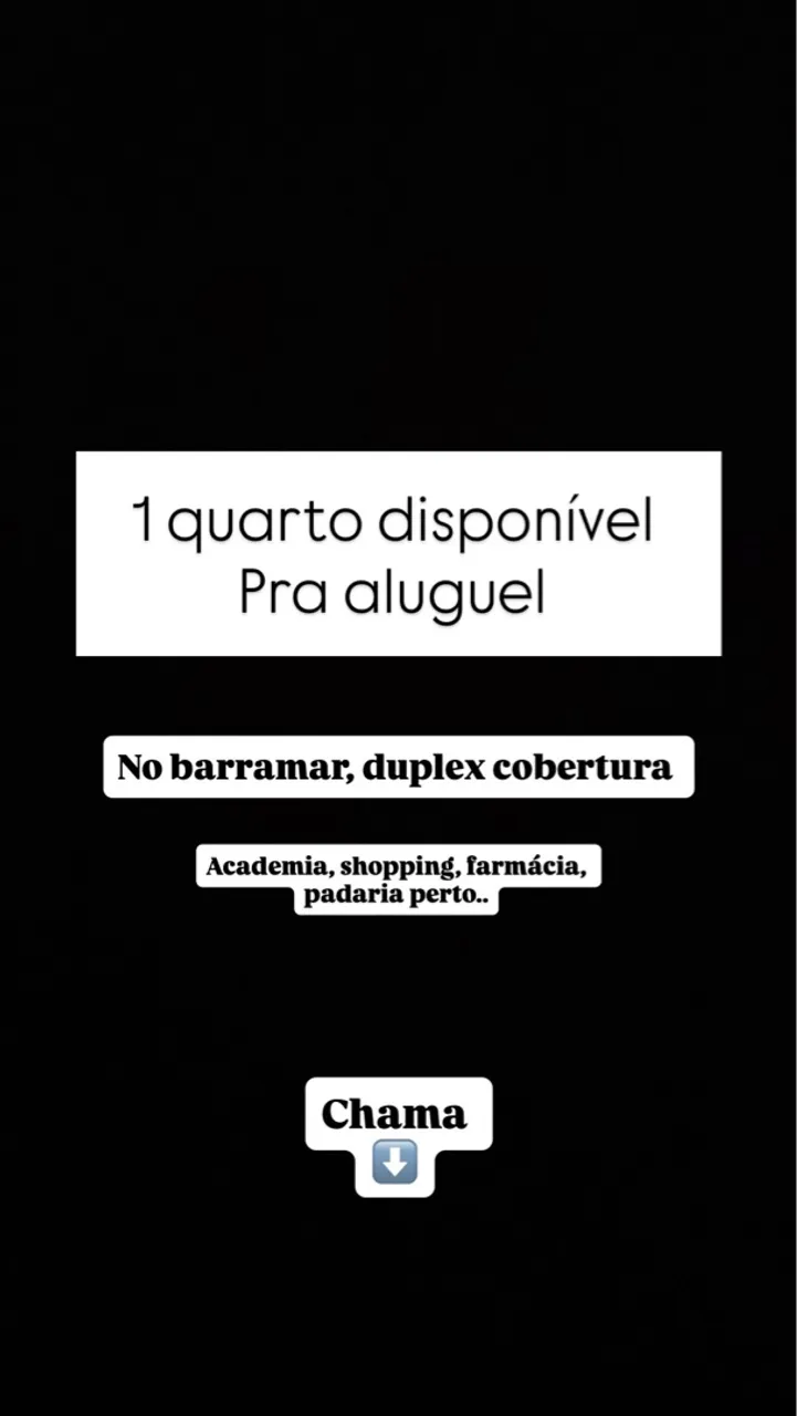 ALUGUEL QUARTO BARRAMAR