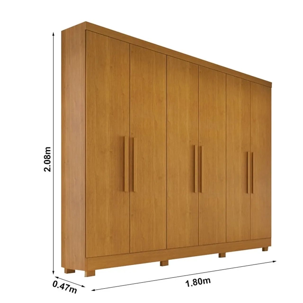 Guarda roupa casal 100% MDF !! Rf42m - Foto 2