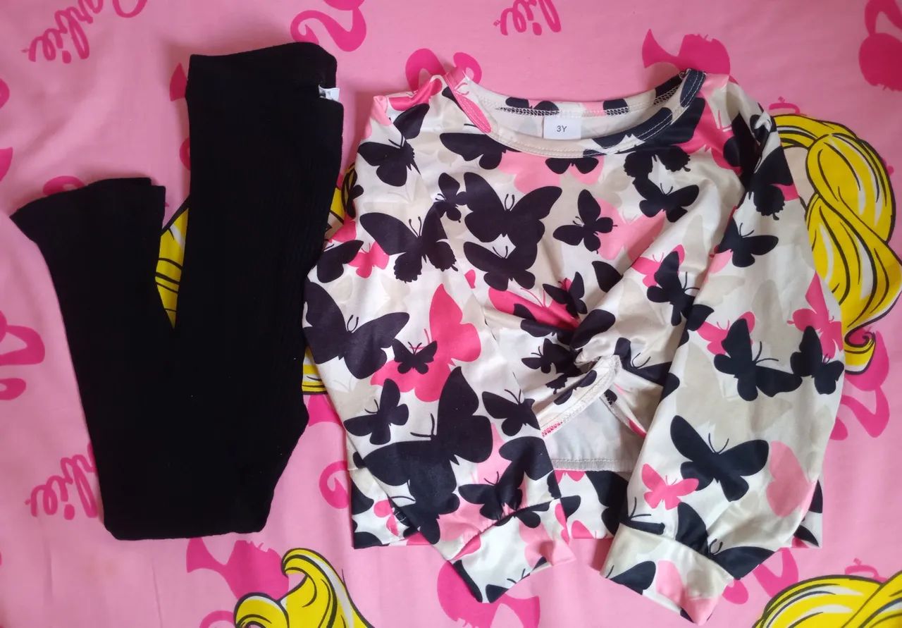 Conjunto Infantil importado Menina. - Foto 4
