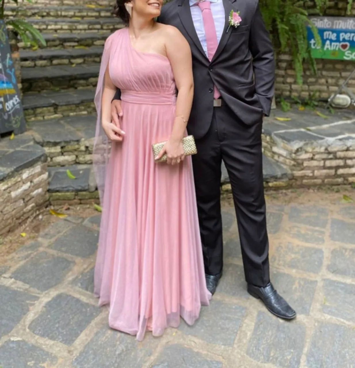 Vestido Rose Vestido Para Alugar De Festa Vestido De Festa Rosa