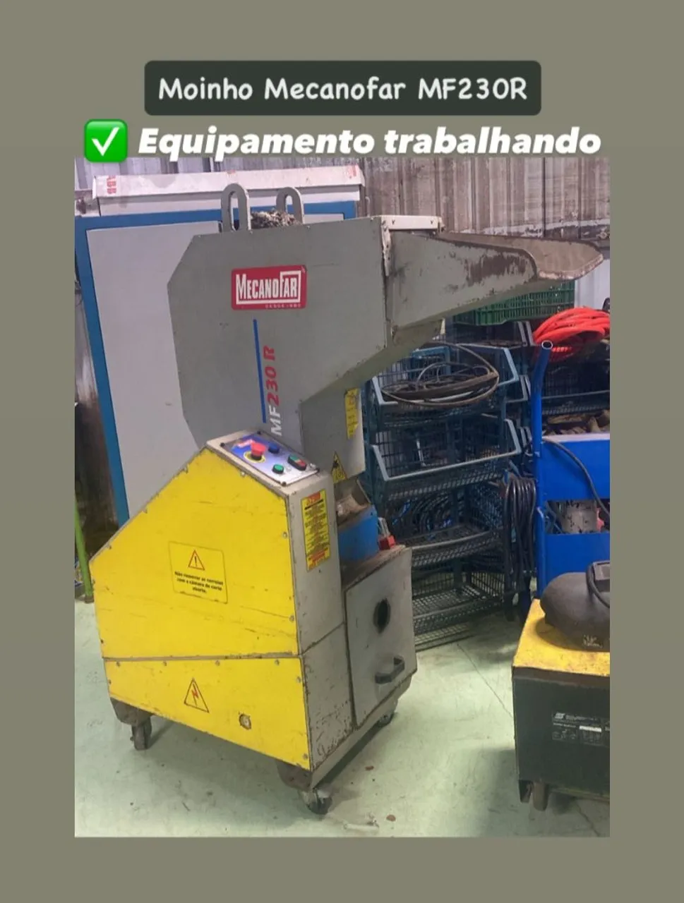 Moinho Mecanofar MF230R - Equipamento Industrial