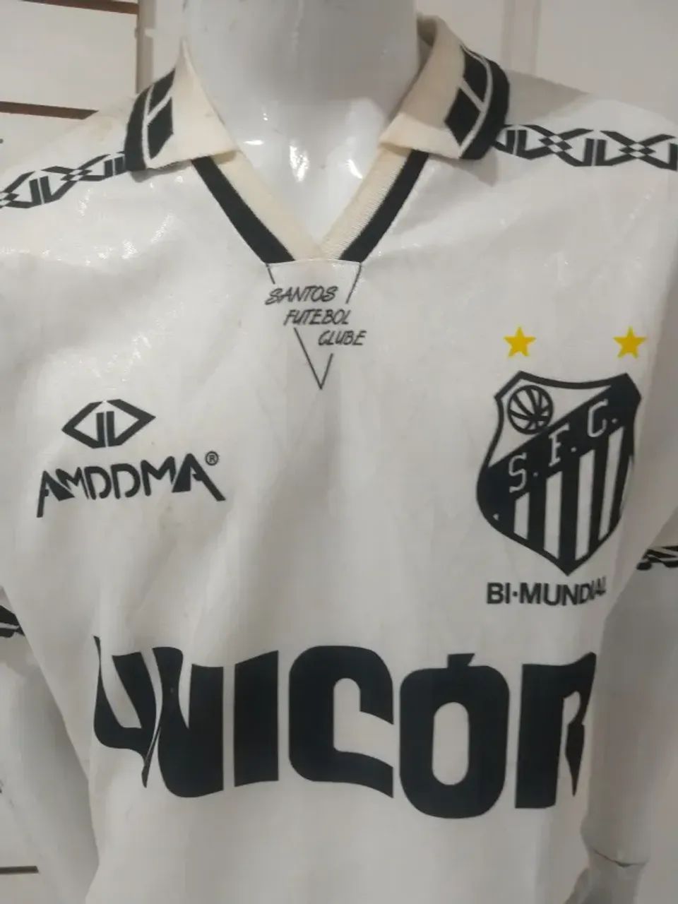 CAMISA SANTOS AMDDMA ORIGINAL 1995 - Foto 4
