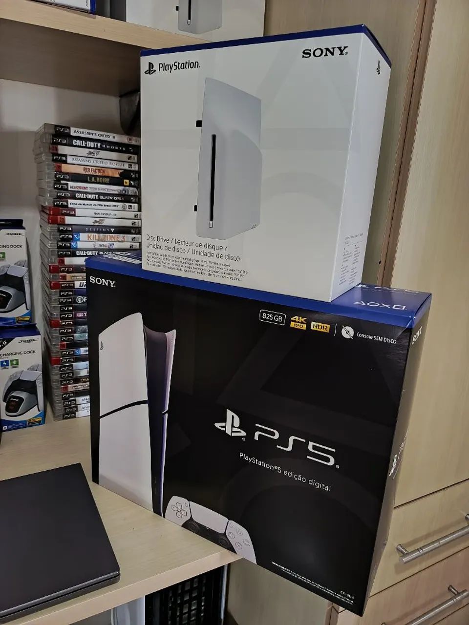 PlayStation 5 Slim digital + unidade de disco lacrados  - Foto 2