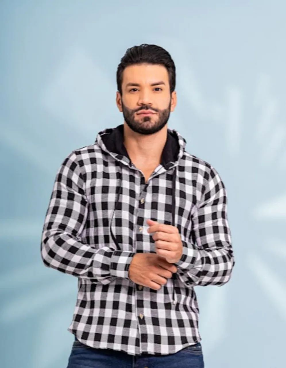 Camisa Xadrez Masculina com Capuz - Estilo e Conforto