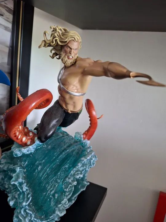 Aquaman iron studios liga da justiça dc