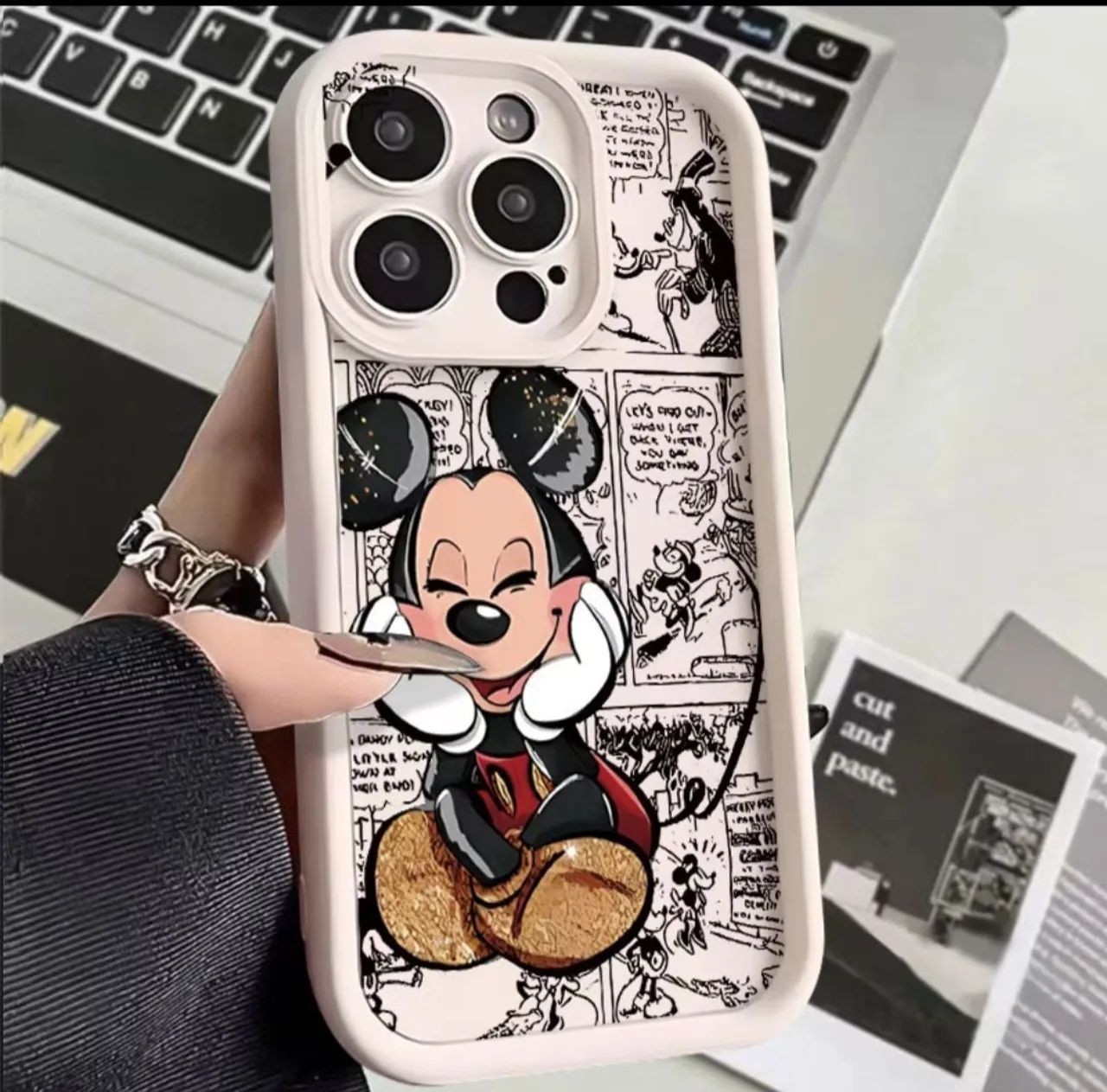 Capinha Case para OPPO A16 (ou A16s ou A54s) do Mickey - Foto 2