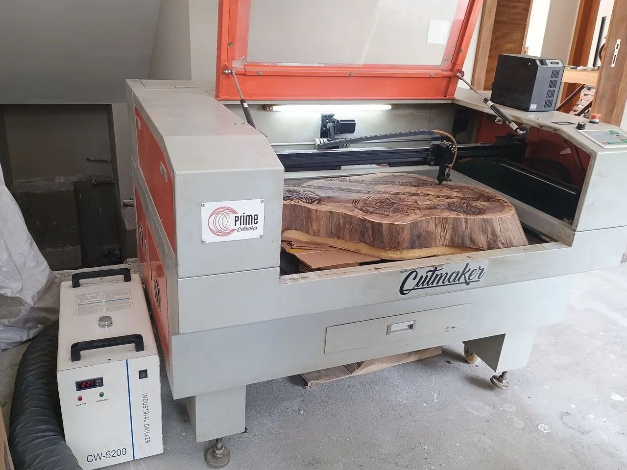 Máquina Corte a Laser CO2 CutMaker 90x60cm  - Foto 3