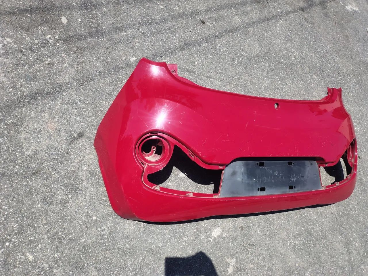 Para-choque traseiro Cherry QQ 2016 a 2019 original c detalhe  - Foto 3