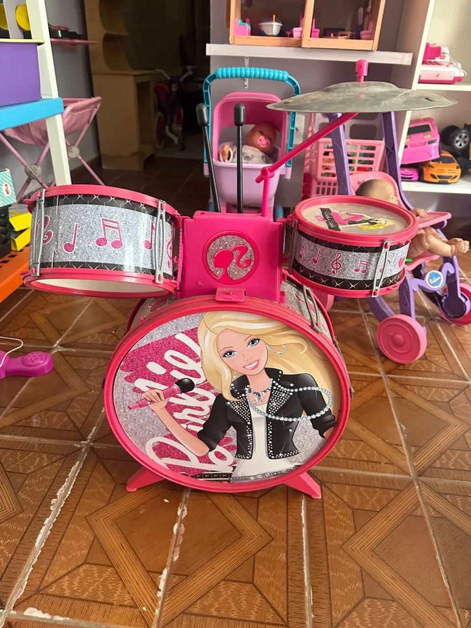 Bateria Infantil Barbie