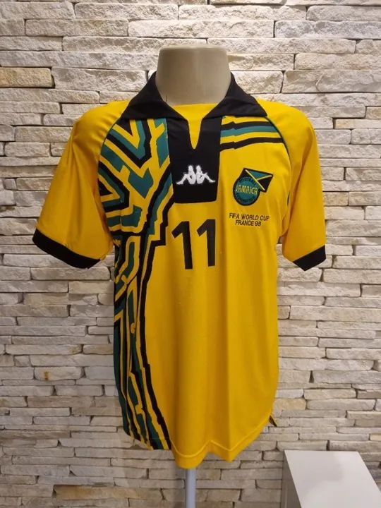 Camisas da seleção da Jamaica - Copa do Mundo de 1998