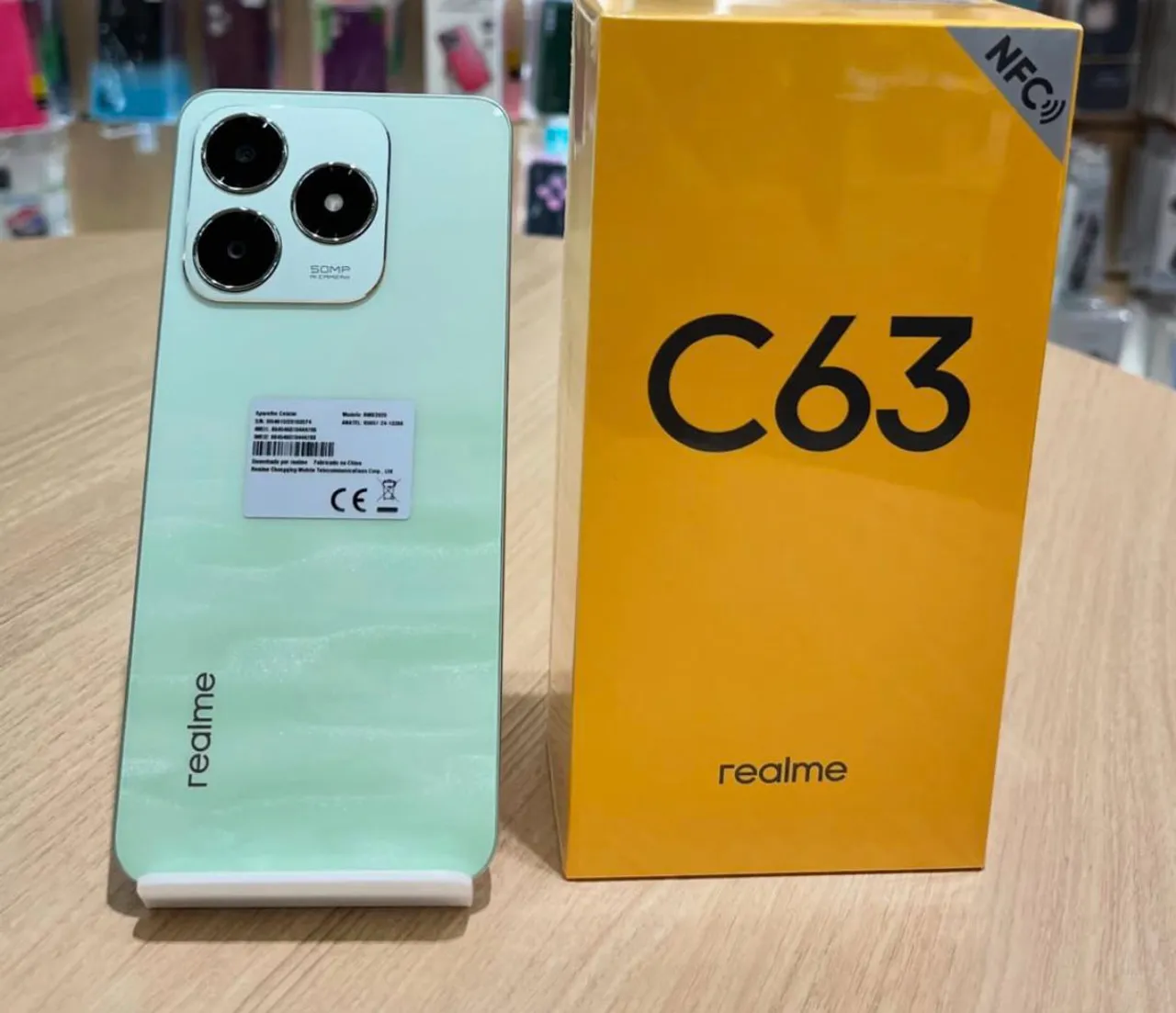 **Realme C63** 256Gb/8Ram Verde Barato e Novo