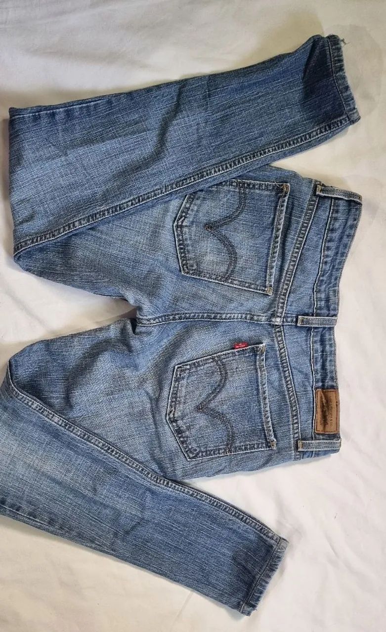 Calça jeans skinny 34 le vis - Foto 2