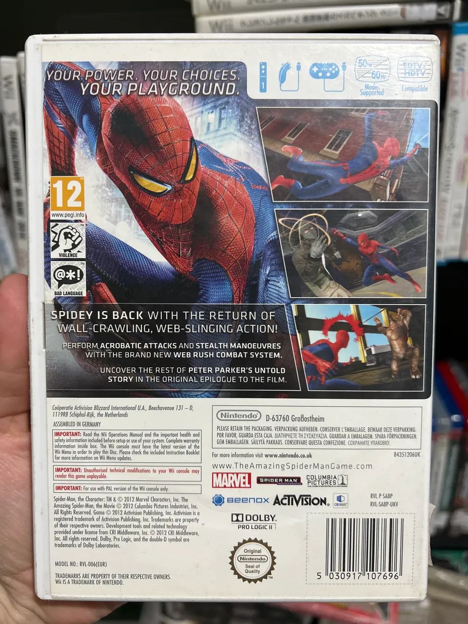 The Amazing Spider Man Nintendo Wii (europeu) - Foto 2