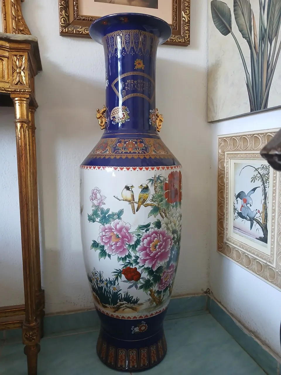 Vaso Chinês Grande de porcelana- Elegância para sua casa!