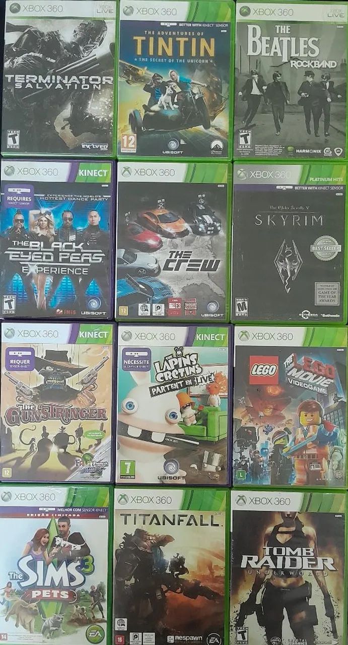 JOGOS ORIGINAIS XBOX 360 - DESCRIÇÃO ABAIXO 