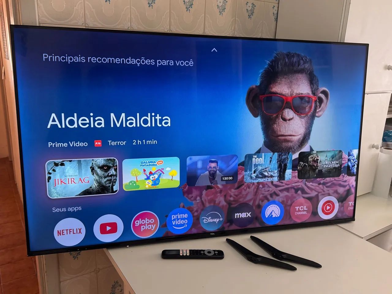 Tv 55 Smart 4K UHD na caixa Android 