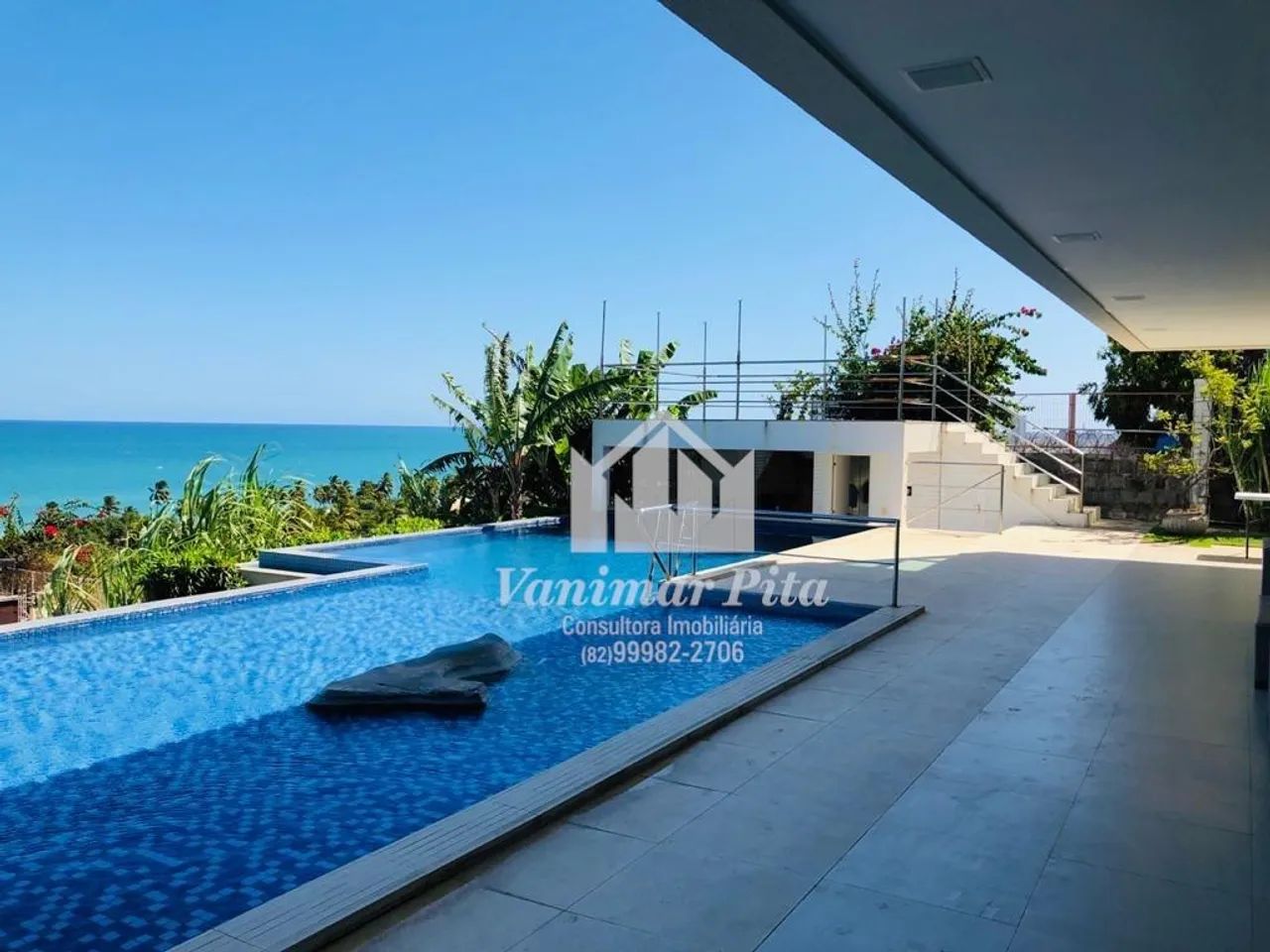 Mansão maravilhosa à venda com 5 suítes e vista para o mar em Jacarecica - Maceió - AL - Foto 3