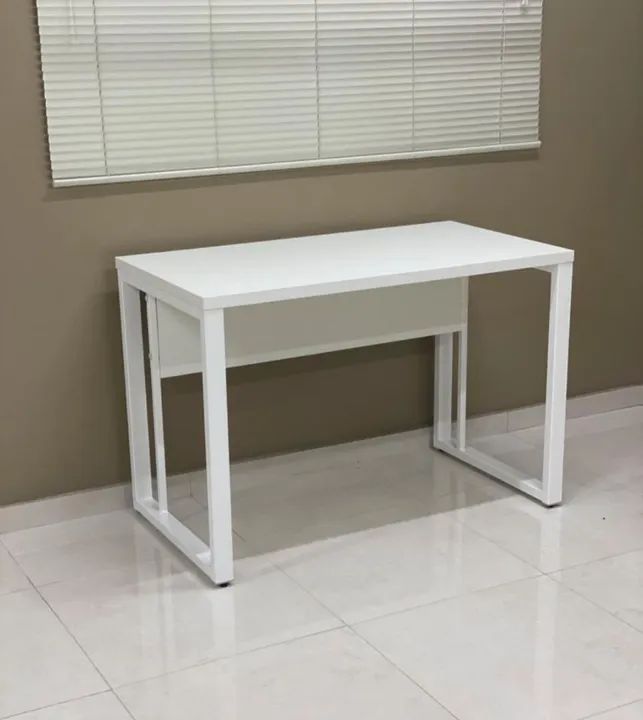 Mesa de Escritório Branca Moderna