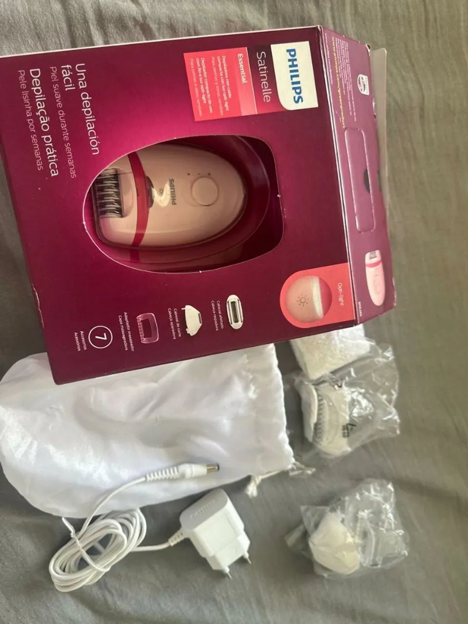 Depilador Philips Satinelle Essential - Novo - Foto 3