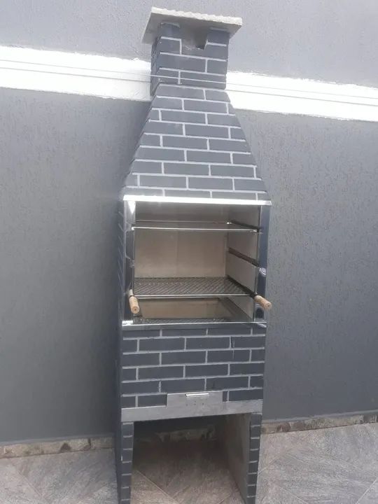 Churrasqueira pré moldada com frete grátis!  - Foto 3