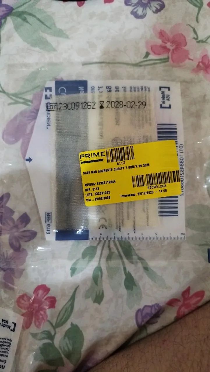 Gaze não aderente Curity 7,6cm x 20,3cm. - Foto 4