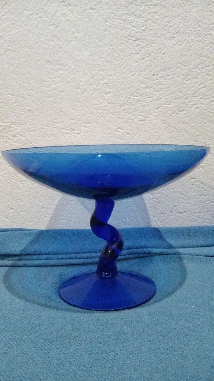Fruteira Azul cobalto 3 peças  - Foto 2