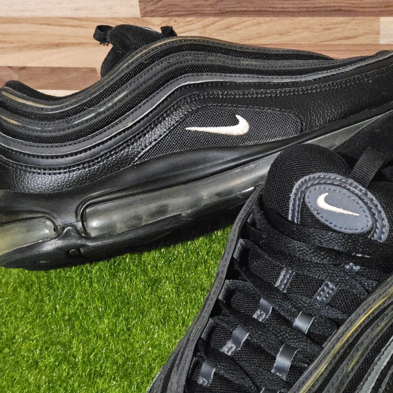 Nike Air Max 97 Triple Black Refletivo 43 - Foto 5