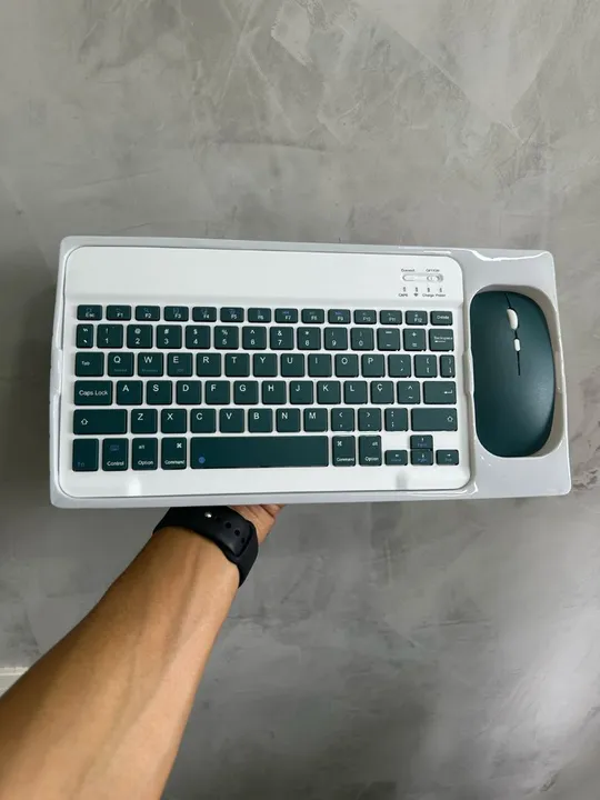 Teclado e Mouse Sem Fio - Novo