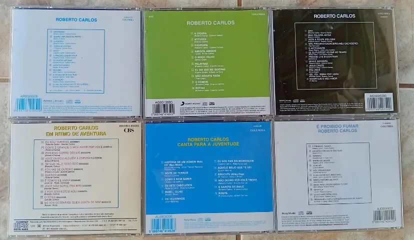 roberto carlos 6 cds originais - Foto 2