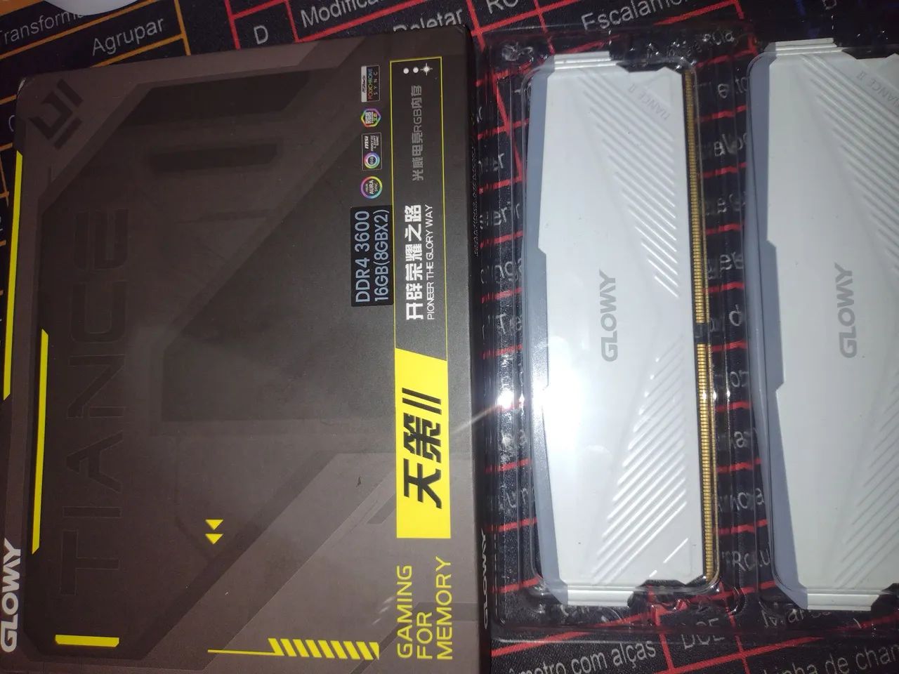 Memória RAM GLOWY 16GB DDR4 3600MHz - Foto 2