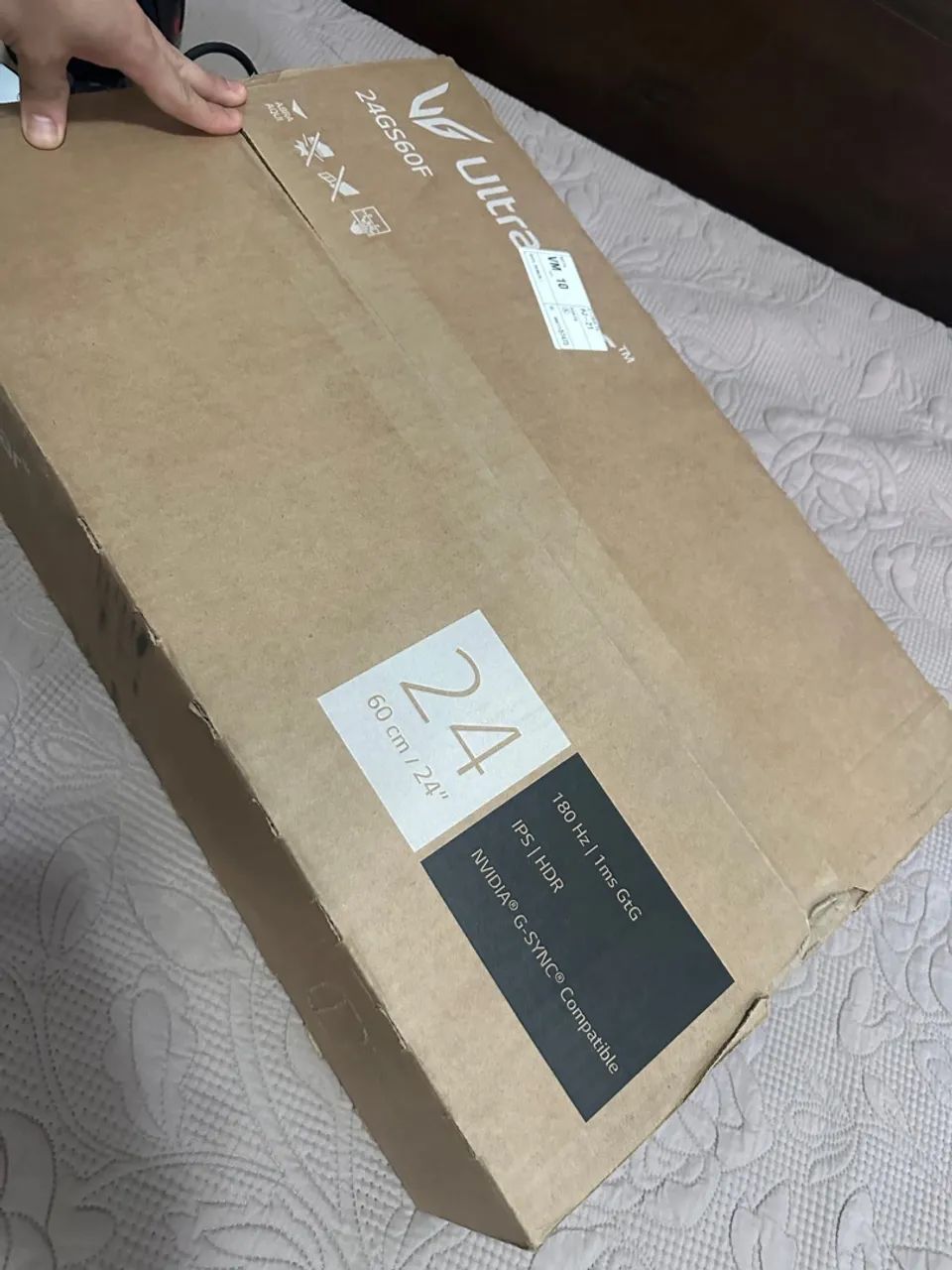 Monitor Gamer LG UltraGear 24? 24GS60F-B IPS Full HD 180Hz 1ms - Foto 3