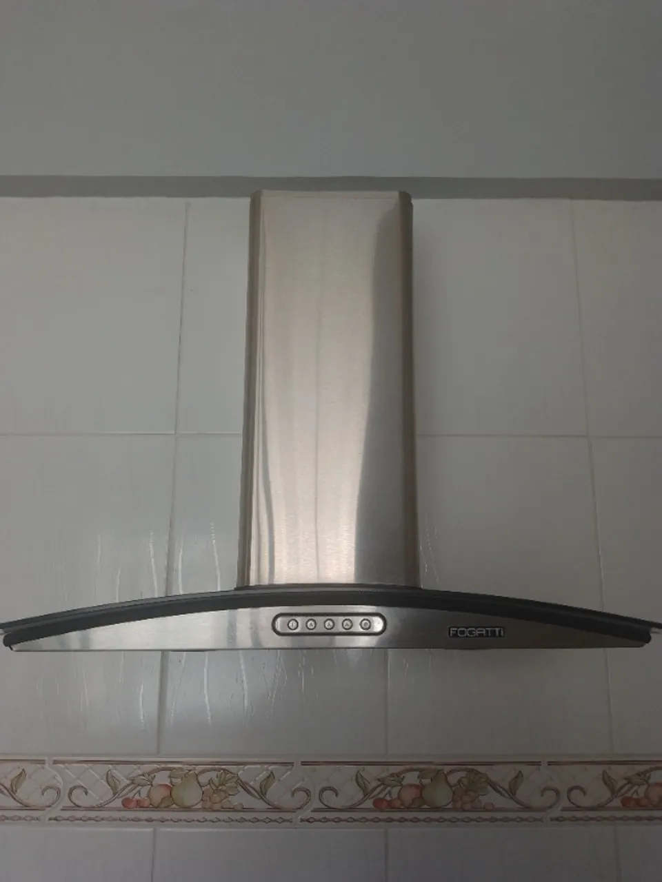 Coifa de parede inox semi nova