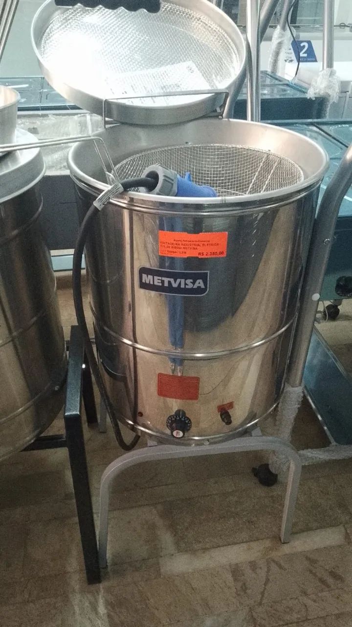 Fritadeira industrial elétrica 5000w - NOVA