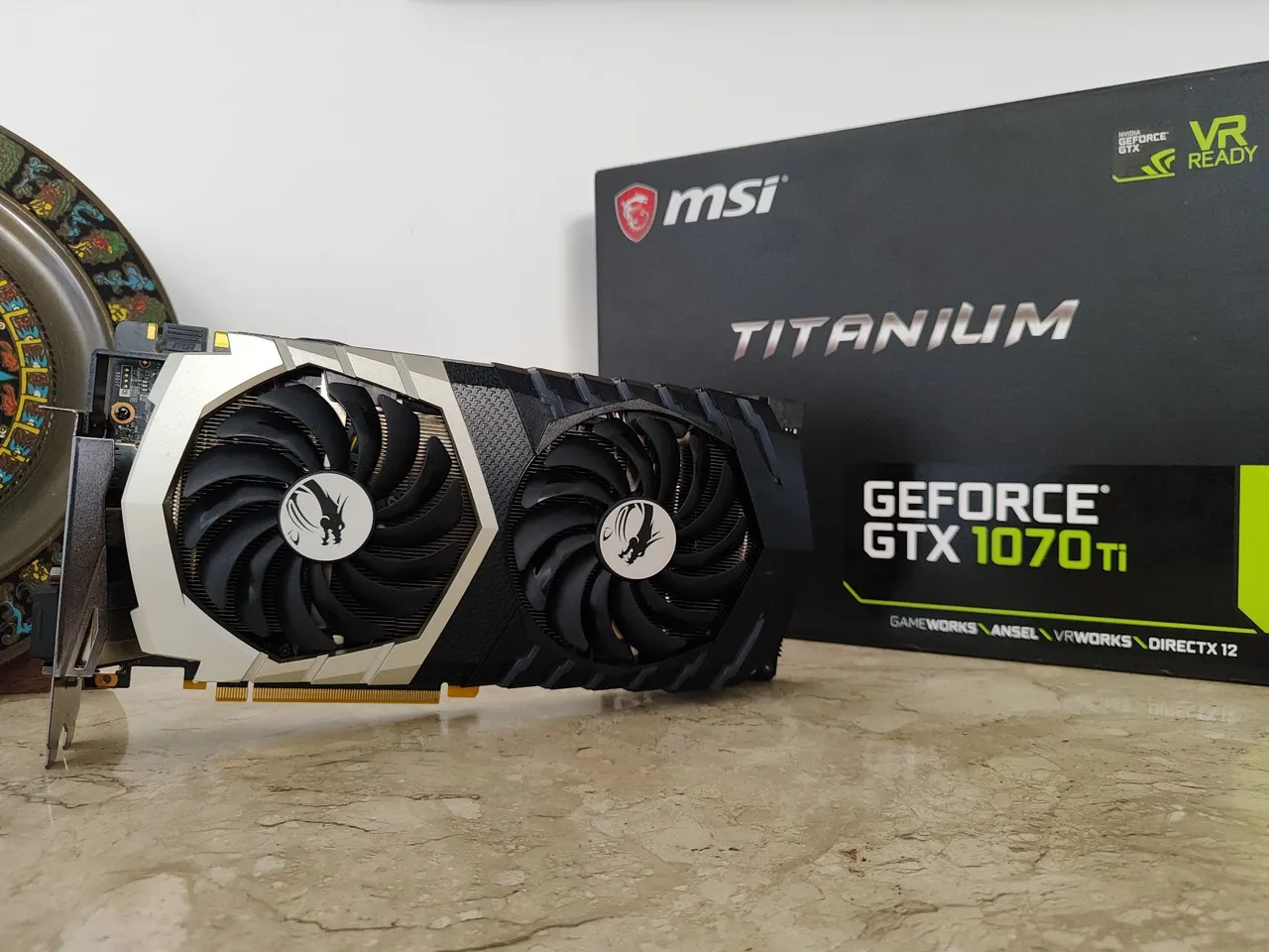 GTX 1070TI 8GB MSI TITANIUM ACEITO TROCAS