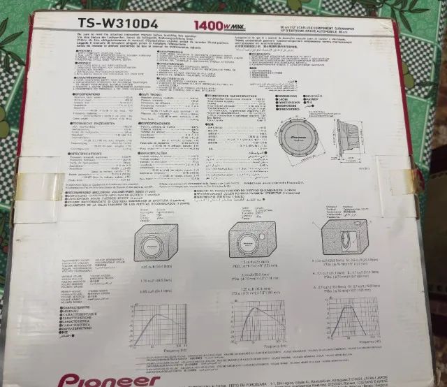 Vendo Subwoofer Pionner 12 polegadas, bobina simples, modelo TS-W310S4, novo, Itajubá/MG - Foto 5