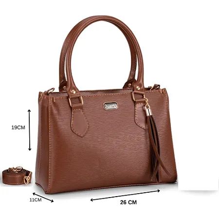 Bolsa Feminina Média Alça Transversal Quadrada e de Mão Lateral - Foto 3