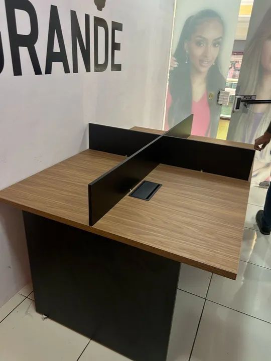 Mesa de Escritório Moderna para Home Office - Foto 2