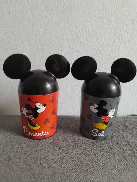 Saleiro e Pimenteiro Mickey e Minnie